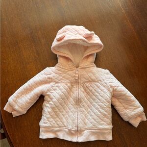 Adorable Pink Quilted Kids Hoodie